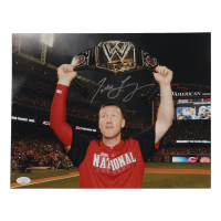 Todd Frazier Signed Reds 11x14 Photo (JSA) at PristineAuction.com