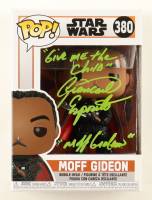 Giancarlo Esposito Signed "Star Wars" #380 Moff Gideon Bobble-Head Funko Pop! Vinyl Figure Inscribed "Moff Gideon" & "Give Me The Child" (JSA) at PristineAuction.com
