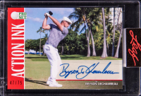 Bryson Dechambeau 2021 Leaf Pro Set Action Ink #AI-BD1 #47/75 (Leaf) at PristineAuction.com