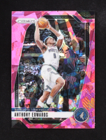 Anthony Edwards 2024-25 Panini Prizm Prizms Pink Ice #100 at PristineAuction.com