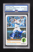 Pete Crow-Armstrong Signed 2022 Topps Heritage Minors #158 RC (PSA Authentic) at PristineAuction.com