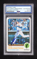 Pete Crow-Armstrong Signed 2022 Topps Heritage Minors #158 RC (PSA Authentic) at PristineAuction.com