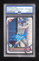 Pete Crow-Armstrong Signed 2022 Bowman 1st Edition #BPPF102 RC (PSA Authentic) at PristineAuction.com