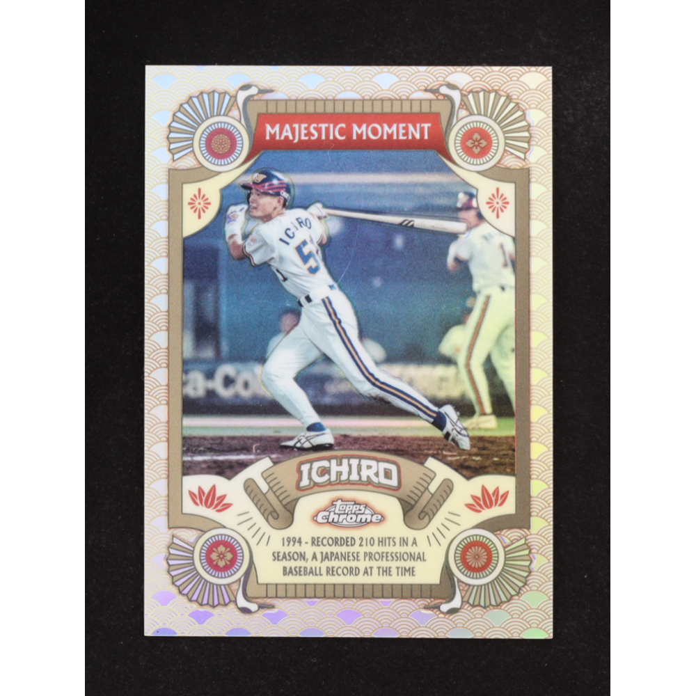 Ichiro 2024 Topps Chrome NPB Ichiro Majestic Moments #IMM3 at PristineAuction.com
