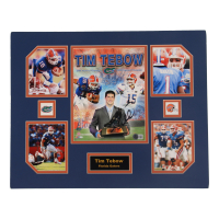 Tim Tebow Signed Florida Gators Custom Matted Photo Display (Beckett) at PristineAuction.com