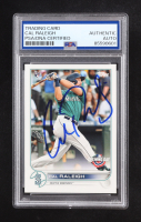 Cal Raleigh Signed 2022 Topps Opening Day #124 RC (PSA Authentic) at PristineAuction.com