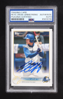 Pete Crow-Armstrong Signed 2022 Topps Pro Debut #PD58 RC (PSA Authentic) at PristineAuction.com