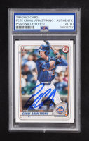 Pete Crow-Armstrong Signed 2020 Bowman Draft #BD72 RC (PSA Authentic) at PristineAuction.com