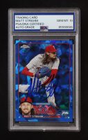 Matt Strahm Signed 2023 Topps Chrome Update Sapphire #USCS226 (PSA Authentic | Auto 10) at PristineAuction.com