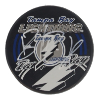 Brad Richards Signed Lightning Logo Hockey Puck (Beckett) at PristineAuction.com