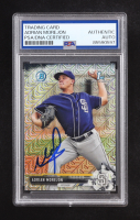 Adrian Morejon Signed 2017 Bowman Chrome Mega Box Prospects Refractors #BCP130 RC (PSA Authentic) at PristineAuction.com