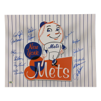 Mets Greats 16x20 Photo Signed by (14) with Wally Backman, Jack DiLauro, Sid Fernandez, Bud Harrelson (MAB) at PristineAuction.com