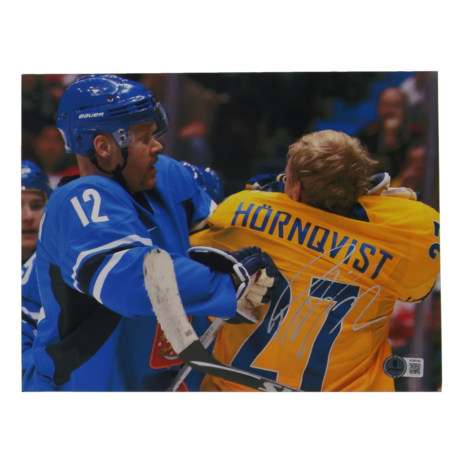 Patric Hornqvist Signed Team Sweden 8x10 Photo (Beckett) at PristineAuction.com Patric Hornqvist Signed Team Sweden 8x10 Photo (Beckett) at PristineAuction.com