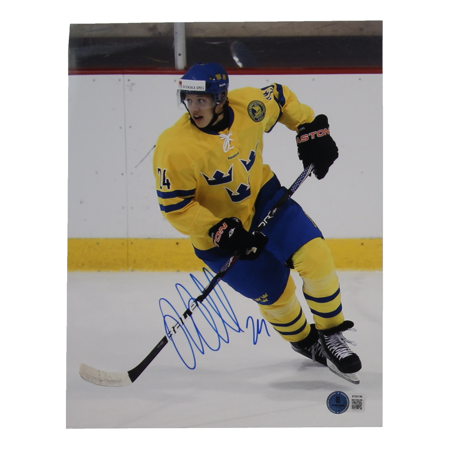 Rickard Rakell Signed Team Sweden 8x10 Photo (Beckett) at PristineAuction.com Rickard Rakell Signed Team Sweden 8x10 Photo (Beckett) at PristineAuction.com