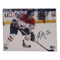 Martin St. Louis Signed Team Canada 8x10 Photo (Beckett) at PristineAuction.com