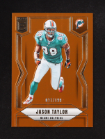 Jason Taylor 2025 Elite Orange #84 #027/199 RC at PristineAuction.com