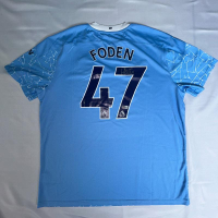 Phil Foden Signed Manchester City F.C. Puma Authentic Jersey (Beckett) at PristineAuction.com