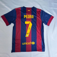 Pedro Ledesma Signed F.C. Barcelona Nike Authentic Jersey (Beckett) at PristineAuction.com