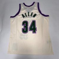 Ray Allen Signed Bucks Mitchell & Ness Authentic Jersey (Beckett) at PristineAuction.com