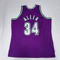 Ray Allen Signed Bucks Mitchell & Ness Authentic Jersey (Beckett) at PristineAuction.com