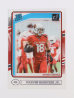 Marvin Harrison Jr. 2024 Clearly Donruss #54 RR RC at PristineAuction.com