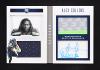Alex Collins 2016 Panini Playbook Rookie Playbook Jersey Autographs Gold #138 #04/99 RC at PristineAuction.com
