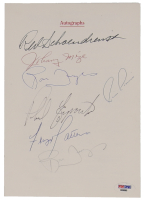 Sports HOFers June 10, 1982 Event Program Signed by (7) with Red Schoendienst, Johnny Mize, Phil Esposito, Floyd Patterson (PSA) at PristineAuction.com