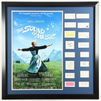 "The Sound of Music" Custom Framed Multi-Cut Display Signed By (16) with Julie Andrews, Christopher Plummer, Peggy Wood, Debbie Turner (Beckett) at PristineAuction.com