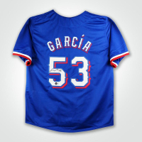 Adolis Garcia Signed Jersey (Beckett) at PristineAuction.com