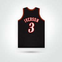 Allen Iverson Signed Jersey (Beckett) at PristineAuction.com
