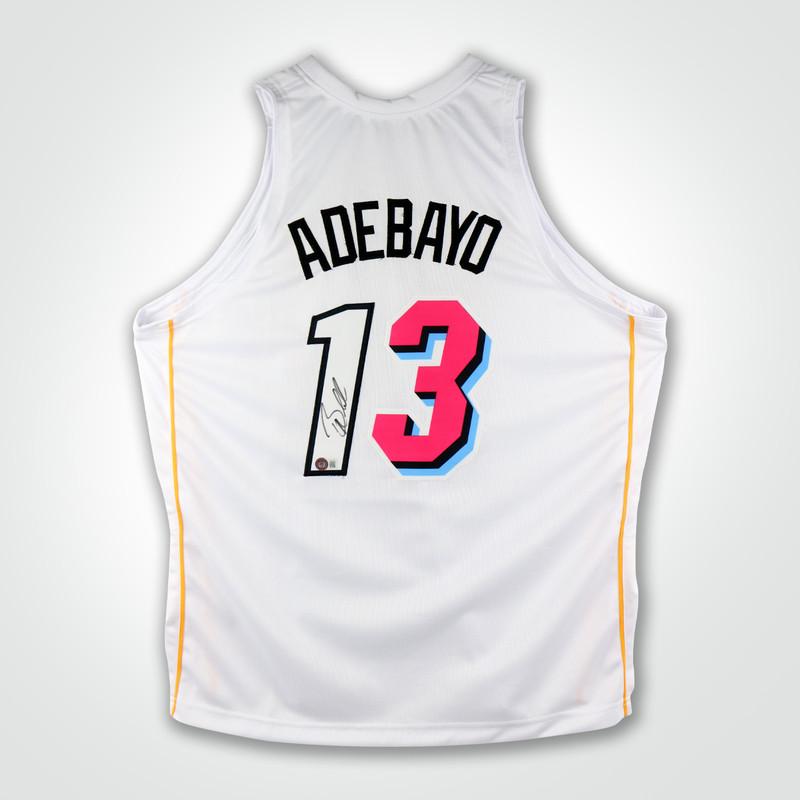 Bam Adebayo Signed Jersey (Beckett) at PristineAuction.com Bam Adebayo Signed Jersey (Beckett) at PristineAuction.com