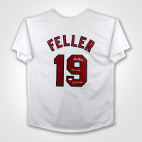 Bob Feller Signed Jersey Inscribed "HOF 1962" & "266 Wins" (JSA) at PristineAuction.com