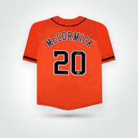 Chas McCormick Signed Jersey (Beckett) at PristineAuction.com