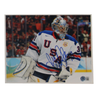 Ryan Miller Signed Team USA 8x10 Photo (Beckett) at PristineAuction.com