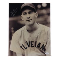 Bob Lemon Signed Indians 11x14 Photo Inscribed "HOF 76" (JSA) at PristineAuction.com