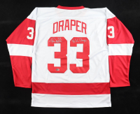 Kris Draper Signed Red Wings Jersey Inscribed "4x SC Champs" (Beckett) at PristineAuction.com
