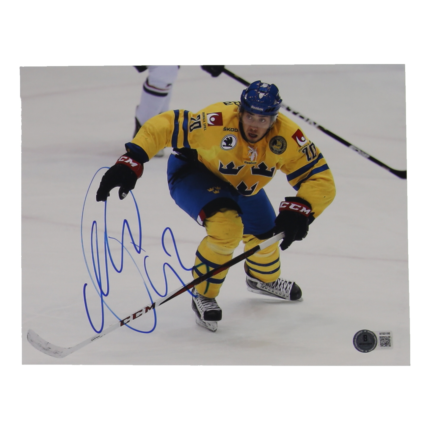Mika Zibanejad Signed Team Sweden 8x10 Photo (Beckett) at PristineAuction.com Mika Zibanejad Signed Team Sweden 8x10 Photo (Beckett) at PristineAuction.com
