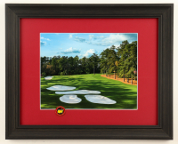 "The Fairway At Augusta National Golf Course" Custom Framed Photo Display with Official Masters Tournament Pin at PristineAuction.com