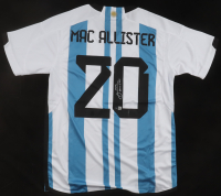 Alexis Mac Allister Signed Argentina Adidas Authentic Jersey (Beckett) at PristineAuction.com