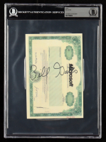 Bill Gates Signed Microsoft Stock Certificate Print (Beckett) at PristineAuction.com