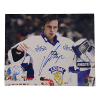 Kari Lehtonen Signed Team Finland 8x10 Photo (Beckett) at PristineAuction.com