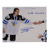 Sebastian Aho Signed Team Finland 8x10 Photo Inscribed "Isolle Koiralle!" (Beckett) at PristineAuction.com