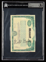 Bill Gates Signed Microsoft Stock Certificate Print (Beckett) at PristineAuction.com