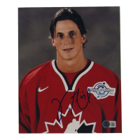Vincent Lecavalier Signed Team Canada 8x10 Photo (Beckett) at PristineAuction.com