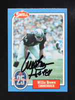 Willie Brown Signed 1988 Swell Football Greats #35 Inscribed "HOF 84" (Beckett) at PristineAuction.com