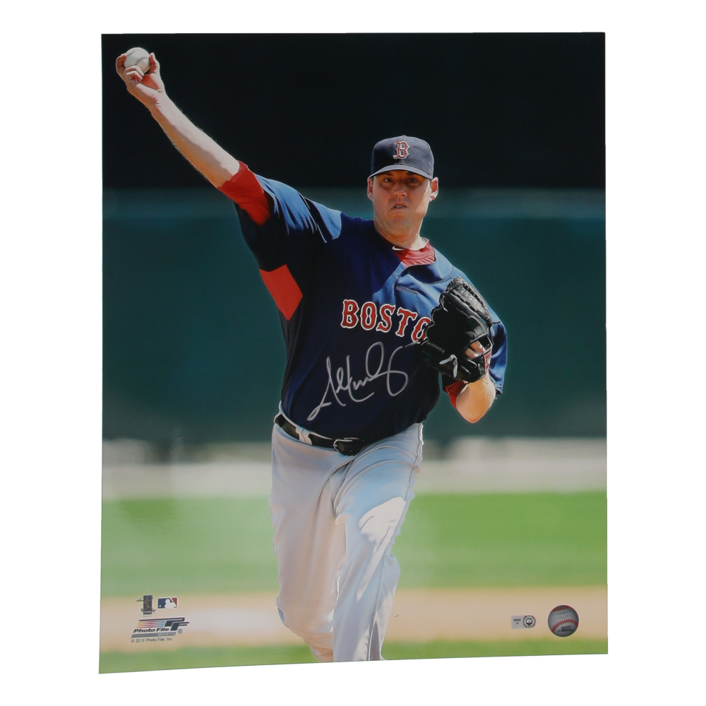 John Lackey Signed Red Sox 16x20 Photo (MLB) at PristineAuction.com