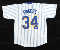 Rollie Fingers Signed Jersey Inscribed "1981 AL MVP", "1981 AL Cy Young" & "HOF 92" (JSA) at PristineAuction.com