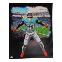 Tyreek Hill Signed Dolphins 16x20 Photo (JSA) at PristineAuction.com