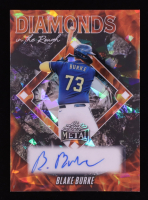 Blake Burke 2025 Leaf Diamonds in the Rough Autographs Orange Ice #DRBB1 #1/1 at PristineAuction.com