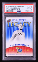 Wilt Chamberlain 2013 Upper Deck Kansas Jayhawk Legacy #JL10 (PSA 10) at PristineAuction.com
